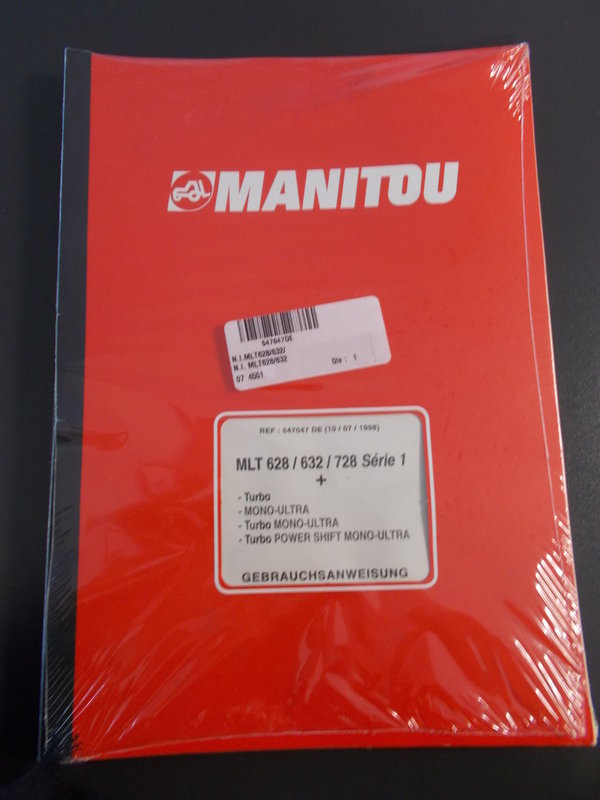 Bedienungsanleitung MANITOU MLT 628/632/728